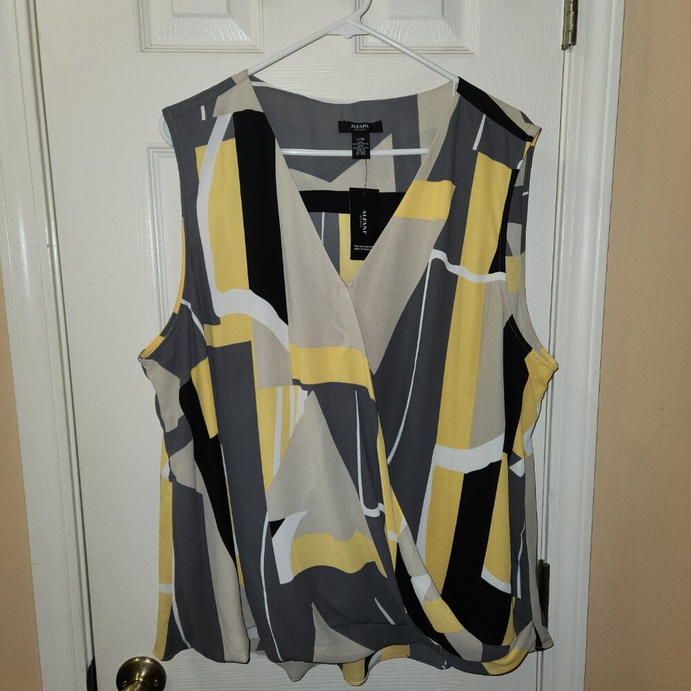 Multicolored Alfani Blouse NWT - Size 22W